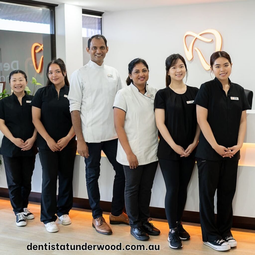 Family-friendly dental team at Dentist at Underwood welcoming patients of all ages in Logan City