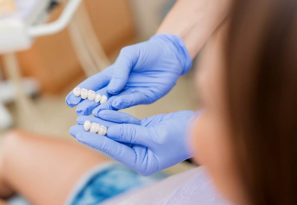 Ceramic dental crown for restoring damaged or decayed teeth — dental crowns available at Dentist at Underwood